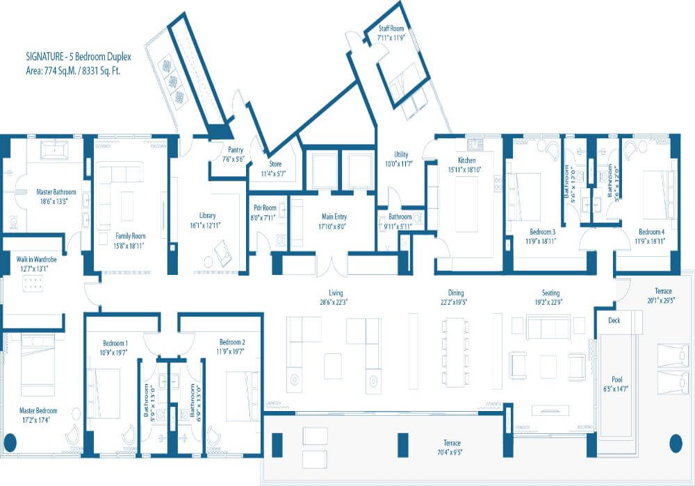 Embassy Lake Terraces Floor Plan (1) Embassy Lake Terraces Floor Plan (1)