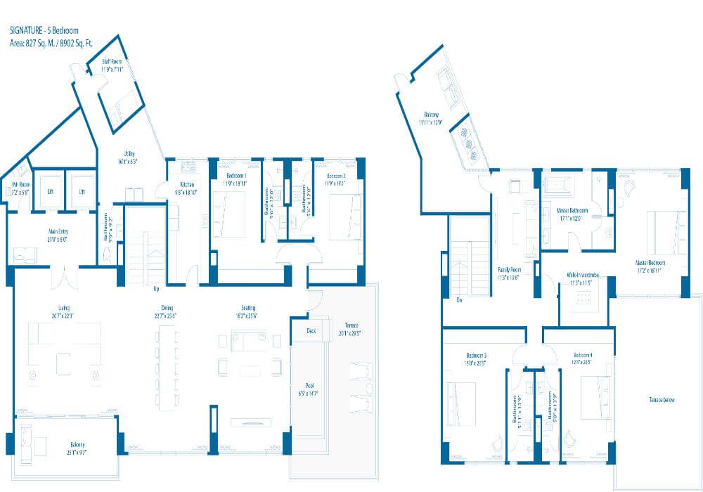 Embassy Lake Terraces Floor Plan (2) Embassy Lake Terraces Floor Plan (2)