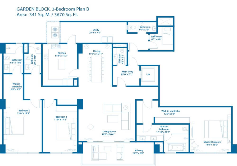Embassy Lake Terraces Floor Plans (2) Embassy Lake Terraces Floor Plans (2)