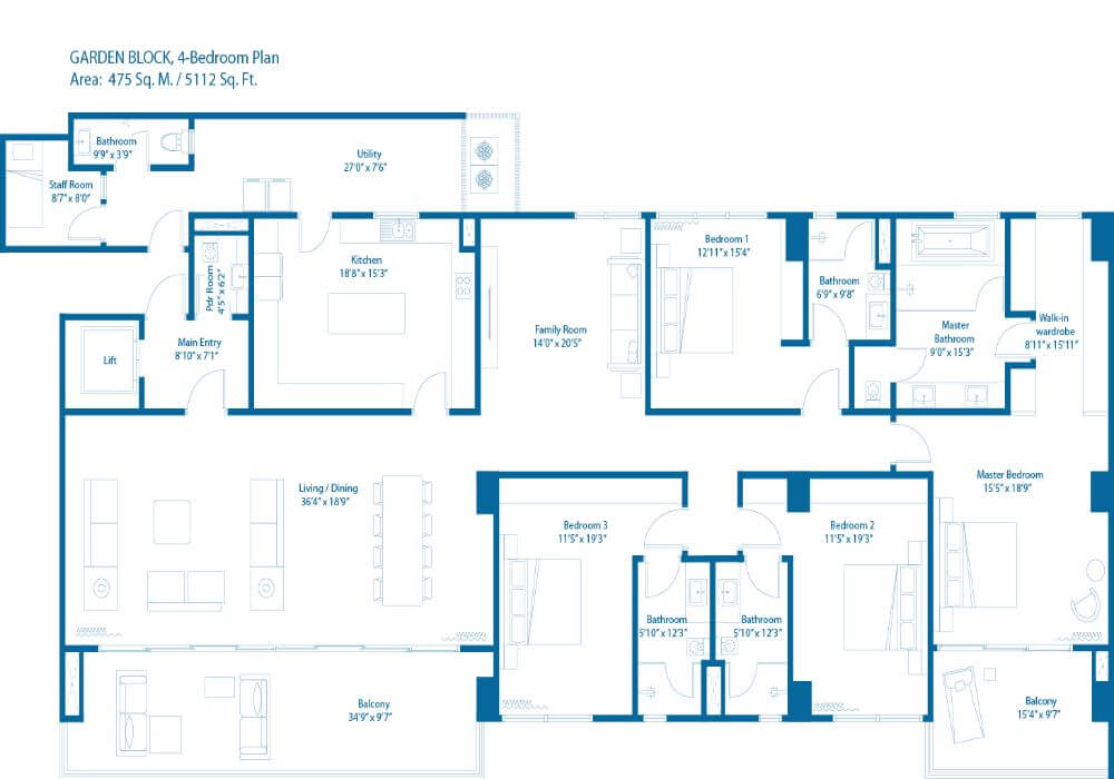 Embassy Lake Terraces Floor Plans (3) Embassy Lake Terraces Floor Plans (3)